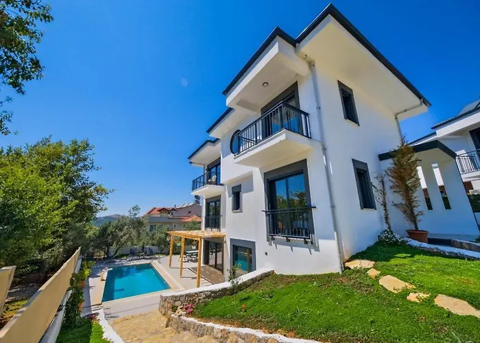 Arici Evi Delux Luxury With Indoor And Outdoor Pool Villa Fethiye