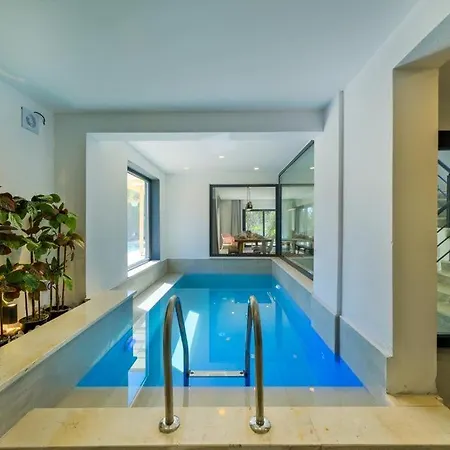 Arici Evi Delux Luxury With Indoor And Outdoor Pool 别墅 费特希耶